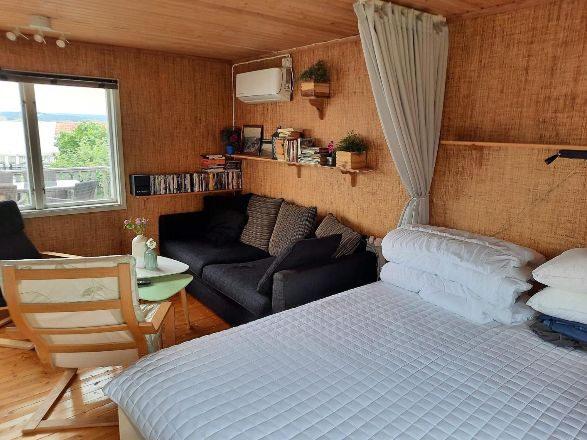 Cabin At The Sea Close To Public Beach With A Jumpingtower Hoviksnas المظهر الخارجي الصورة
